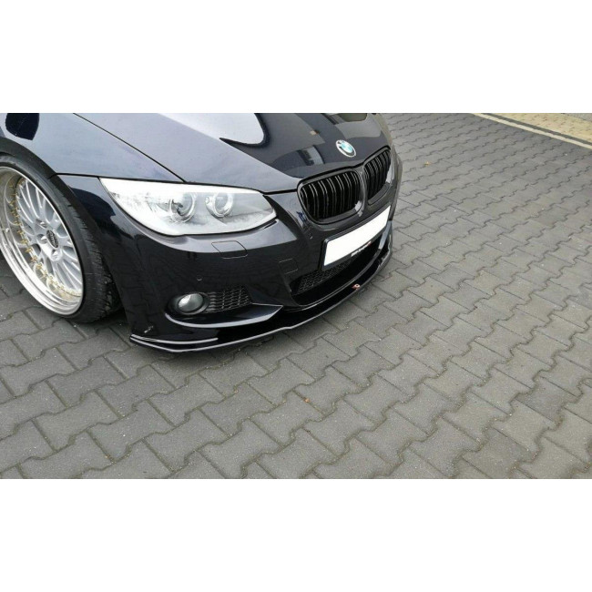 Spoiler / Χειλάκι εμπρός προφυλακτήρα Maxton Design BMW 3 E92 M-PACK FACELIFT Carbon Look - (BM-3-92F-MPACK-FD1C)
