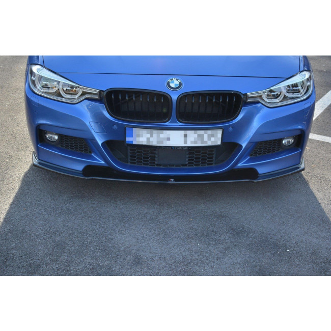 Spoiler / Χειλάκι εμπρός προφυλακτήρα Maxton Design BMW 3-SERIES F30 FL SEDAN M-SPORT Carbon Look - (BM-3-F30F-MPACK-FD1C)