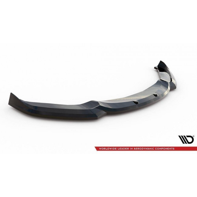 Spoiler / Χειλάκι Eμπρός Προφυλακτήρα Maxton Design V.6 BMW 4 Coupe / Gran Coupe / Cabrio M-Pack F32 / F36 / F33 - Μαυρο Γυαλιστερό - (BM-4-F36-GC-MPACK-FD2G)