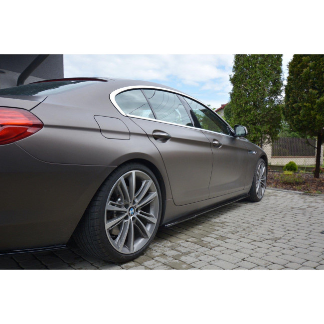 Πρόσθετα Πλαϊνά Μαρσπιέ Maxton Design BMW 6 GRAN COUPE look carbon - (BM-6-06-GC-SD1C)