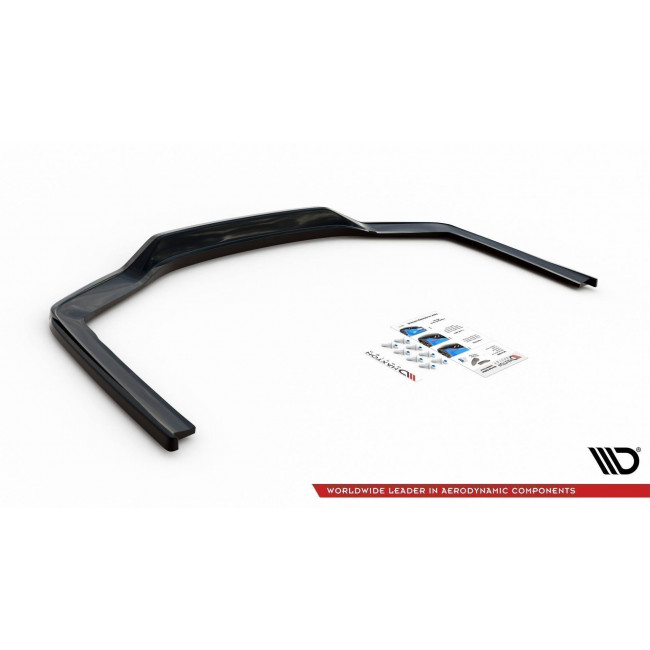 Splitter / Διαχύτης Πίσω Προφυλακτήρα Maxton Design (με Κάθετες Μπάρες) BMW 7 M-Pack G11 Facelift - Μαύρο Γυαλιστερό - (BM-7-11F-MPACK-RD1G+RD2G)