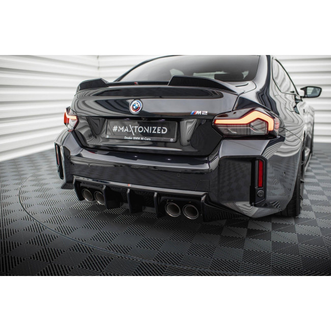 Splitter / Διαχύτης πίσω προφυλακτήρα Maxton Design BMW M2 G87 (2023- ) - Μαύρο Γυαλιστερό - 1 Τμχ. - (BM-M2-G87-RS1G)