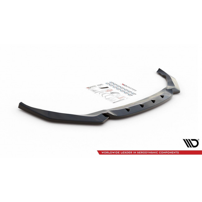 Spoiler / Χειλάκι Εμπρός Προφυλακτήρα V.1 BMW X1 (F48) - M-Pack - (2015-2019) - Μαύρο Γυαλιστερό - (BM-X1-48-MPACK-FD1G)