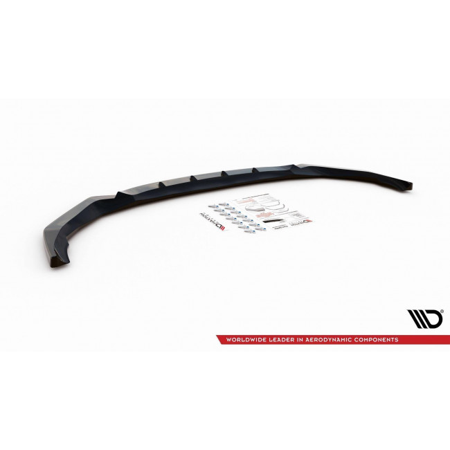 Spoiler / Χειλάκι Εμπρός Προφυλακτήρα V.1 BMW X1 (F48) - M-Pack - (2015-2019) - Μαύρο Γυαλιστερό - (BM-X1-48-MPACK-FD1G)