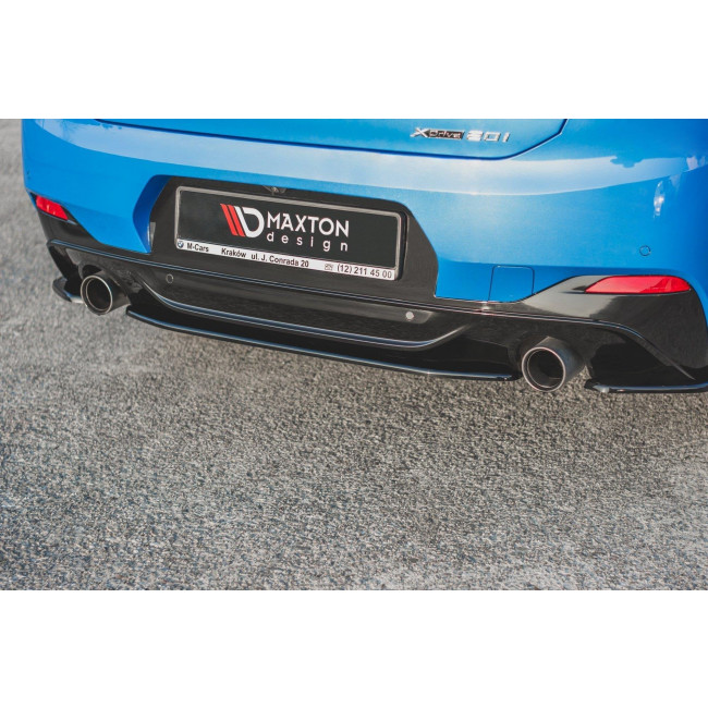 Splitter / Διαχύτης Πίσω Προφυλακτήρα Maxton Design BMW X2 (F39) M-Pack - Μαύρο Γυαλιστερό - (BM-X2-39-MPACK-RD1G)