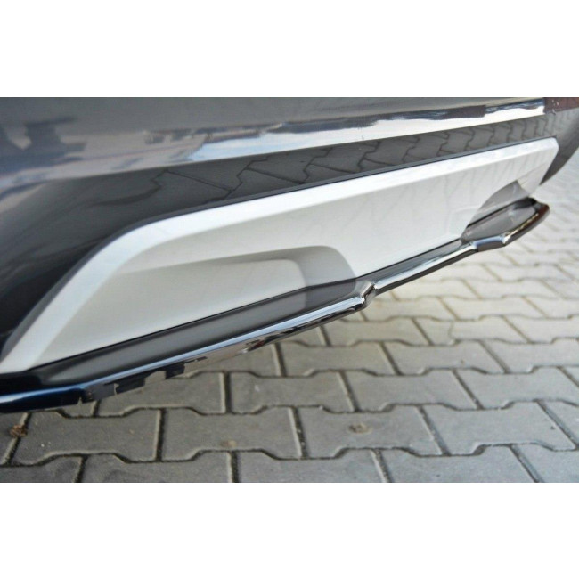 Splitter / Διαχύτης πίσω προφυλακτήρα Maxton Design BMW X4 M-PACK Μαύρο Γυαλιστερό - (BM-X4-26-MPACK-RD1G)