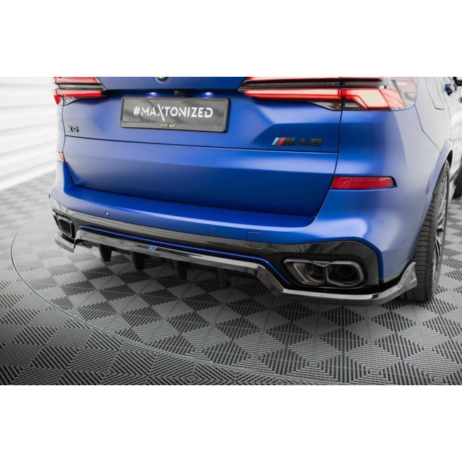 Πισω Διαχύτης / Splitter BMW X5 M-Pack G05 Facelift (2023 - ) Maxton Design - Μαύρο Γυαλσιτερο - (BM-X5-05F-MPACK-RD2G+RD3G)
