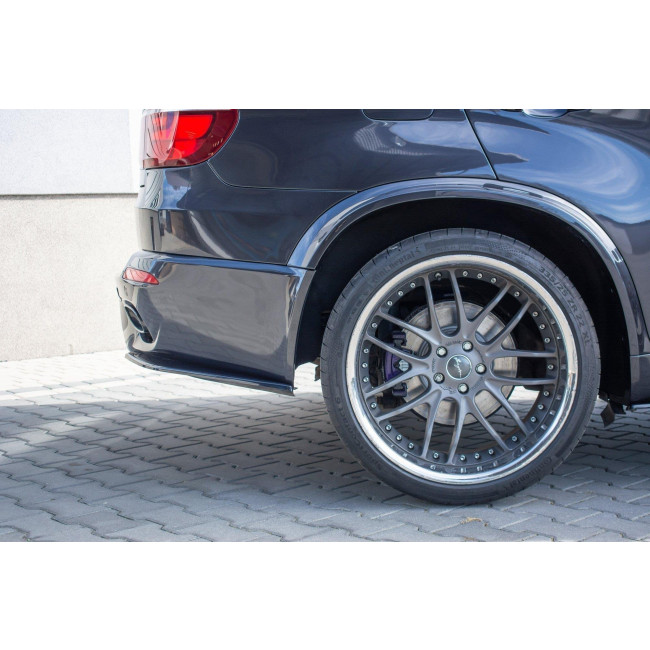 Πλαϊνά πίσω spoiler Maxton Design BMW X5 E70 Facelit M-pack μαύρο σαγρέ - (BM-X5-70F-MPACK-RSD1T)