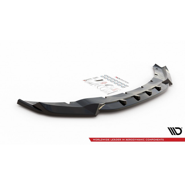 Spoiler / Χειλάκι Εμπρός Προφυλακτήρα Maxton Design V.1 BMW X5 M F(85) / X6 M (F86) - Mαύρο Γυαλιστερό - (BM-X5M-15-FD1G)