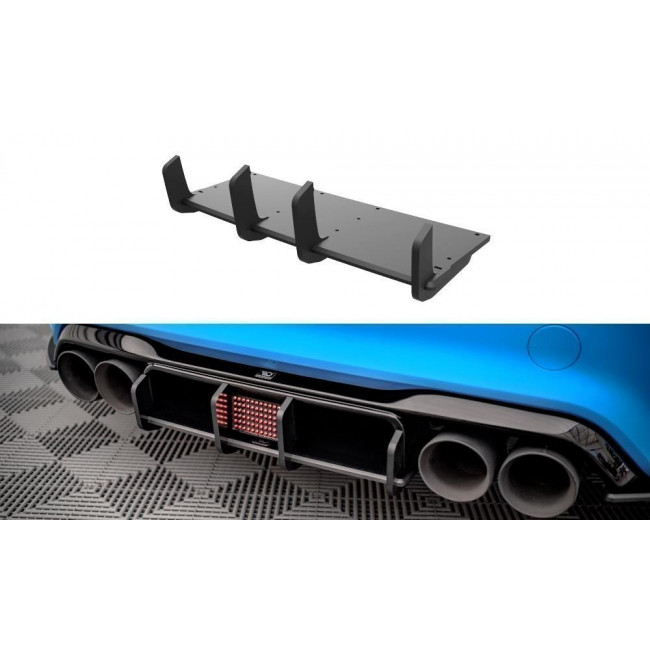 Street Pro Πίσω Διαχύτης Maxton - BMW M2 F87 - Μαύρο - 1 Τμχ. - (BM287MCOMPCNC-RS2B)