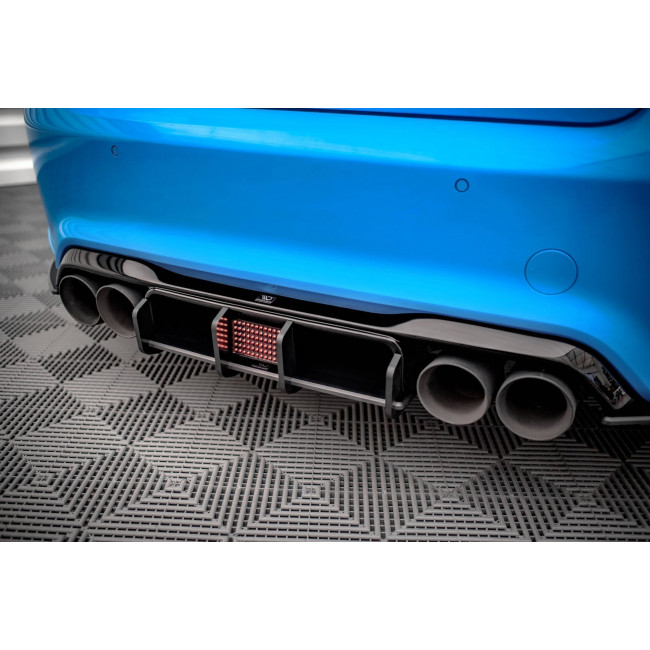 Street Pro Πίσω Διαχύτης Maxton - BMW M2 F87 - Μαύρο - 1 Τμχ. - (BM287MCOMPCNC-RS2B)