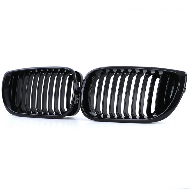 Sport Grill / Μάσκα BMW Σειρά 3 (E46) Sedan - Facelift (2001-2005) - Μαύρο Γυαλιστερό - (C-00109)