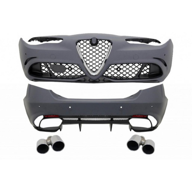 Body Kit Πλήρες Alfa Romeo Giulia 952 Q4 (2016-) Look Quadrifoglio - 4 Τμχ. - (CBALFRG952)