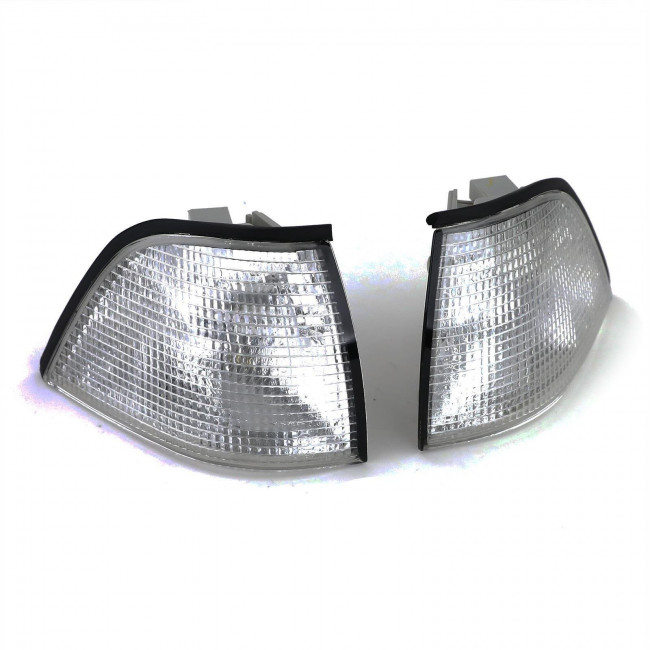 Φλας Εμπρός BMW E36 Coupe & Cabrio - Λευκά - 2 Tμχ. - (37506)