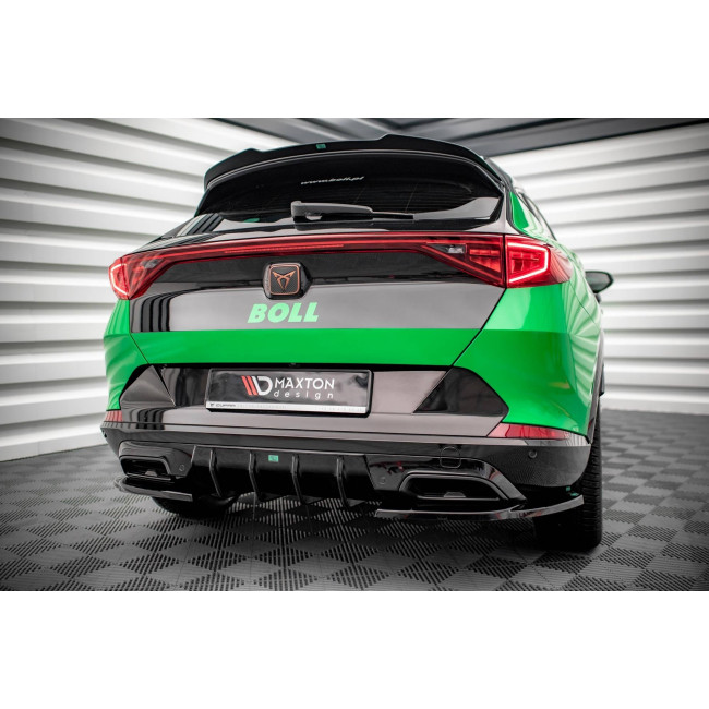 Διαχύτης (Diffuser) Σπόϊλερ Προφυλακτήρα Maxton Design Cupra Formentor Mk1 2020 - Mαύρο Γυαλιστερό - (CU-FO-1-RS2G)