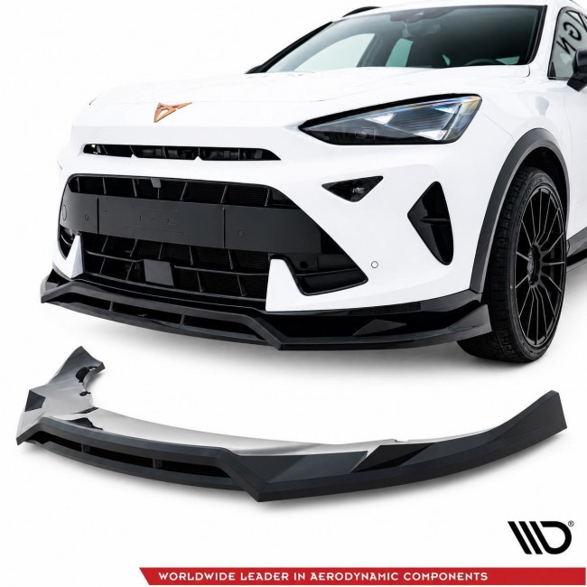 Σποιλερ Χειλάκι Εμπρος Προφυλακτηρα Maxton Design Cupra Formentor Mk1 - Facelift - Μαύρο Γυαλιστερό - (CU-FO-1F-FD1G+FD1RG)