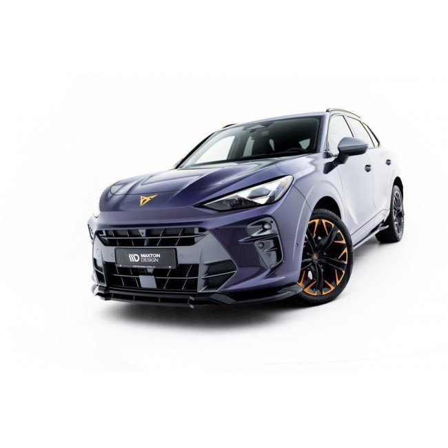 Spoiler / Χειλάκι Εμπρός Προφυλακτήρα Maxton Design V.2 Cupra Terramar Mk1 - Μαύρο Γυαλσιτερό - (CU-TE-1-FD2G+FD2RG)