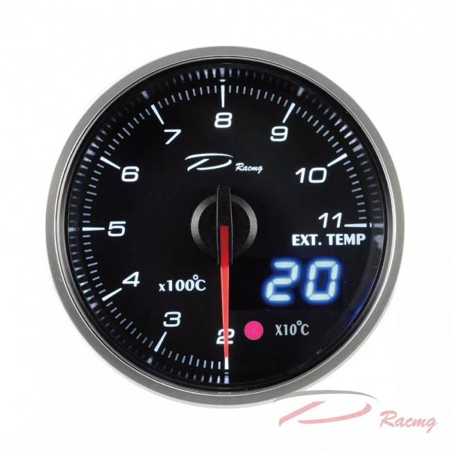 Όργανο Πυρόμετρο DEPO 60mm LED - (DEP-DX6057B-WP)