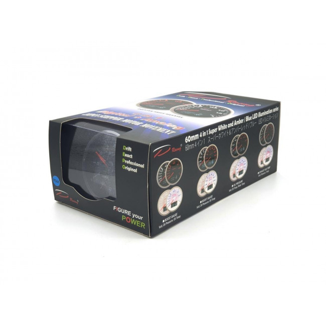 Όργανο Πυρόμετρο DEPO 60mm LED - (DEP-DX6057B-WP)