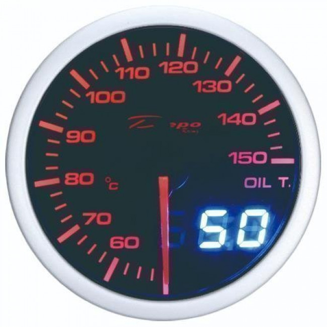 Όργανο Θερμοκρασίας λαδιού DEPO 52mm LED - (DEP-WA5247BLED)