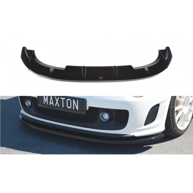 Spoiler / Χειλάκι εμπρός προφυλακτήρα Maxton Design FIAT 500 ABARTH MK1 (FI-500-ABARTH-FD2C)