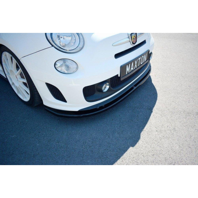 Spoiler / Χειλάκι εμπρός προφυλακτήρα Maxton Design FIAT 500 ABARTH MK1 (FI-500-ABARTH-FD2C)