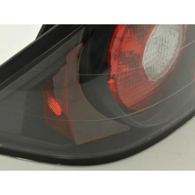 Πίσω Φανάρια Honda Civic 2-Πορτό Μαύρο - 2 Τμχ.