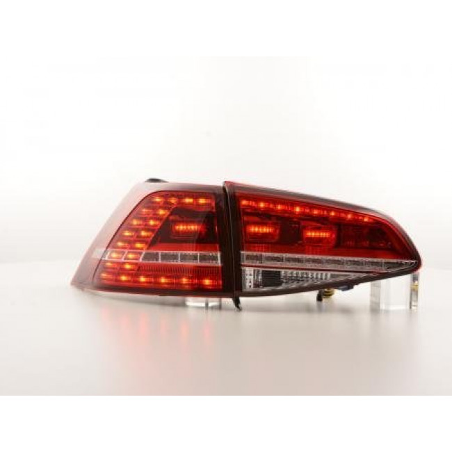Πίσω Φανάρια LED VW Golf 7 Λευκό Κόκκινο - 2 Τμχ.