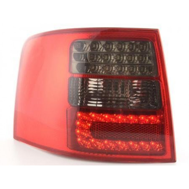 Πίσω Φανάρια LED Audi A6 Avant 4B Μαύρο Κόκκινο - 2 Τμχ.