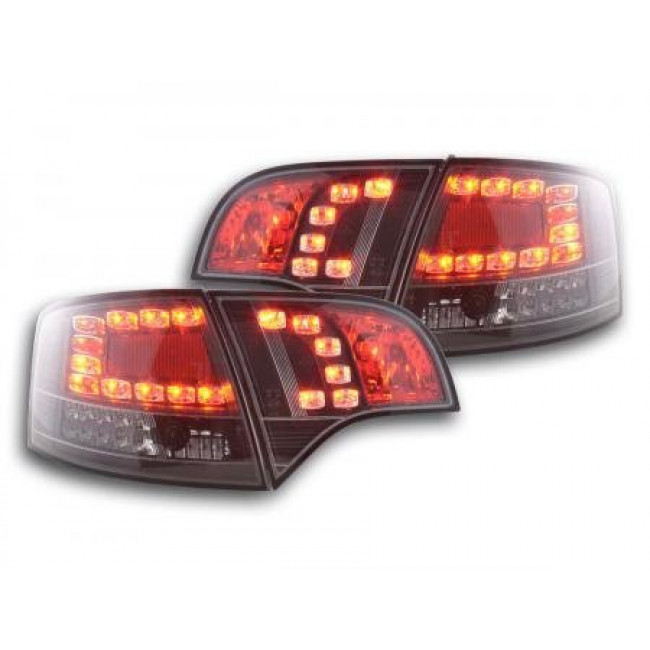 Πίσω Φανάρια LED Audi A4 Avant 8E Μαύρο - 2 Τμχ.