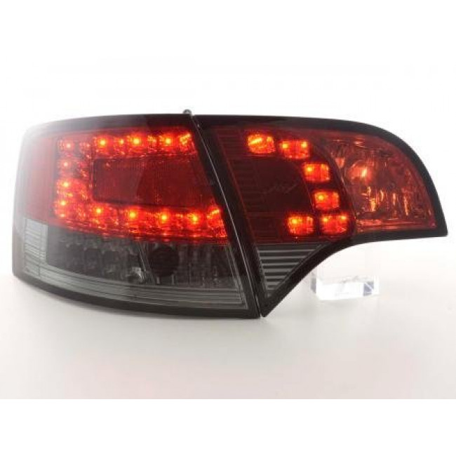 Πίσω Φανάρια LED Audi A4 Avant 8E Μαύρο Κόκκινο - 2 Τμχ.