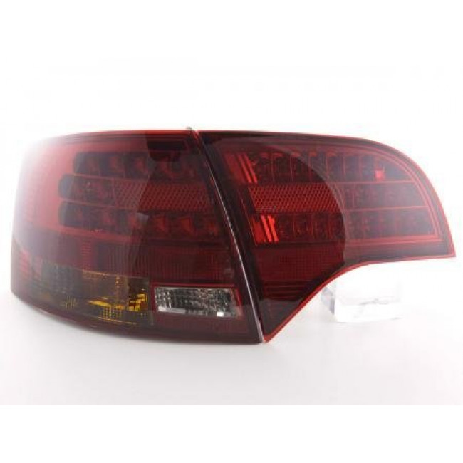 Πίσω Φανάρια LED Audi A4 Avant 8E Μαύρο Κόκκινο - 2 Τμχ.