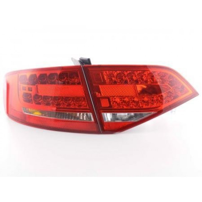 Πίσω Φανάρια LED Audi A4 B8 8K Sedan Λευκό Κόκκινο - 2 Τμχ.
