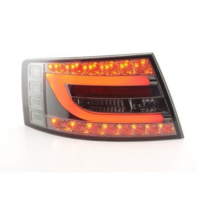 Πίσω Φανάρια LED Audi A6 Limo 4F Μαύρο - 2 Τμχ.