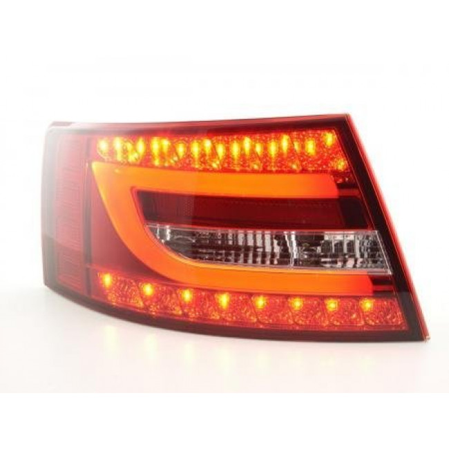Πίσω Φανάρια LED Audi A6 Limo 4F Λευκό Κόκκινο - 2 Τμχ.
