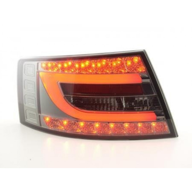 Πίσω Φανάρια LED Audi A6 Limo (4F) Μαύρο - 2 Τμχ.
