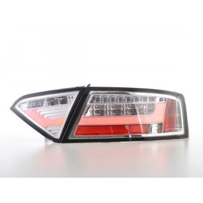 Πίσω Φανάρια LED Audi A5 (8T) Coupe / Sportback - Χρώμιο - 2 Τμχ.
