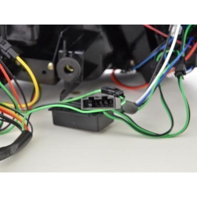 Πίσω Φανάρια LED Audi A5 (8T) Coupe / Sportback - Μαύρο / Κόκκινο - 2 Τμχ.