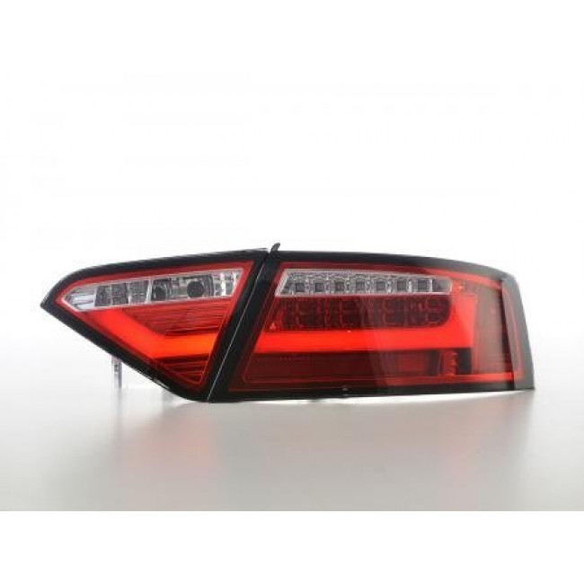 Πίσω Φανάρια LED Audi A5 (8T) Coupe / Sportback - Λευκό / Κόκκινο - 2 Τμχ.