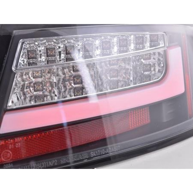Πίσω Φανάρια LED Audi A5 (8T) Coupe / Sportback - Μαύρο - 2 Τμχ.