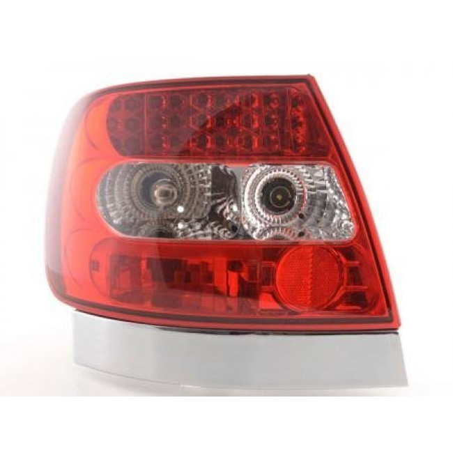 Πίσω Φανάρια LED Audi A4 Sedan B5 Λευκό Κόκκινο - 2 Τμχ.