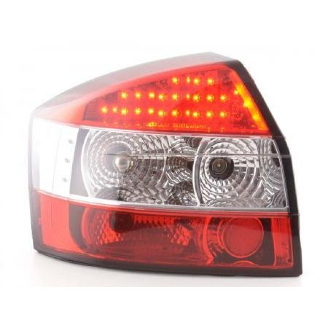Πίσω Φανάρια LED Audi A4 Sedan 8E Λευκό Κόκκινο - 2 Τμχ.