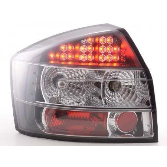 Πίσω Φανάρια LED Audi A4 Sedan 8E Μαύρο - 2 Τμχ.