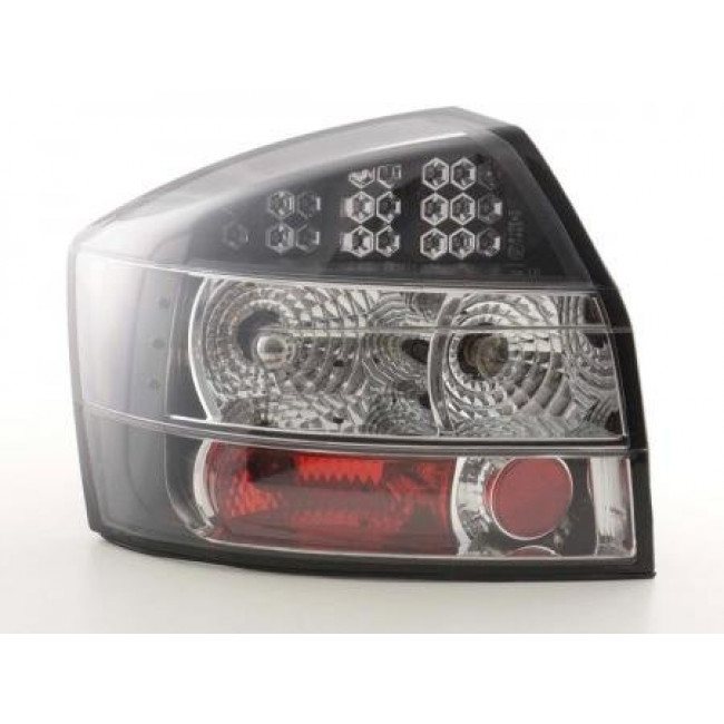 Πίσω Φανάρια LED Audi A4 Sedan 8E Μαύρο - 2 Τμχ.