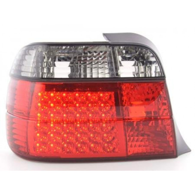 Πίσω Φανάρια LED BMW Σειρά 3 Compact E36 Μαύρο Κόκκινο - 2 Τμχ.