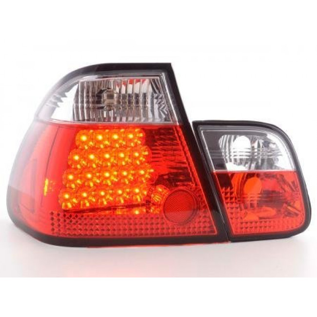 Πίσω Φανάρια LED BMW Σειρά 3 Sedan E46 Λευκό Κόκκινο - 2 Τμχ.