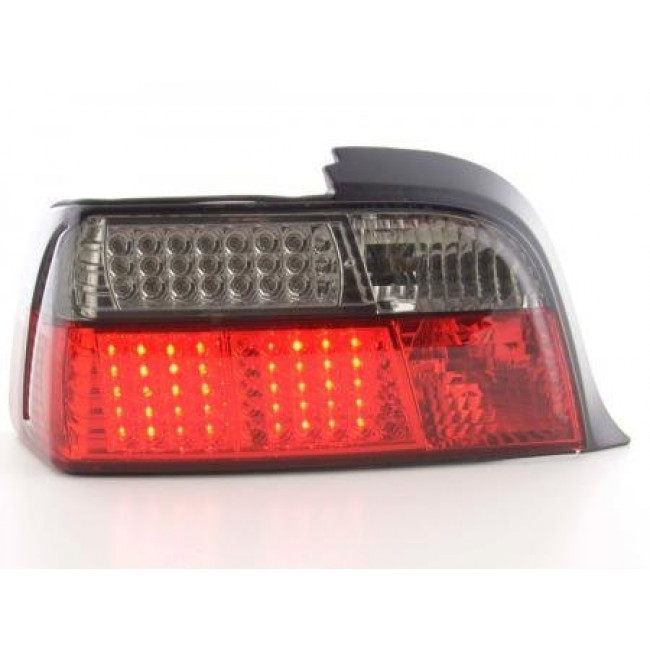Πίσω Φανάρια LED BMW Σειρά 3 E36 Coupe Μαύρο Κόκκινο - 2 Τμχ.
