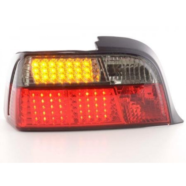 Πίσω Φανάρια LED BMW Σειρά 3 E36 Coupe Μαύρο Κόκκινο - 2 Τμχ.