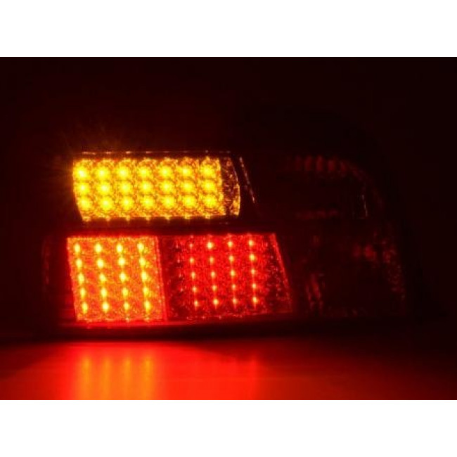 Πίσω Φανάρια LED BMW Σειρά 3 E36 Coupe Μαύρο Κόκκινο - 2 Τμχ.