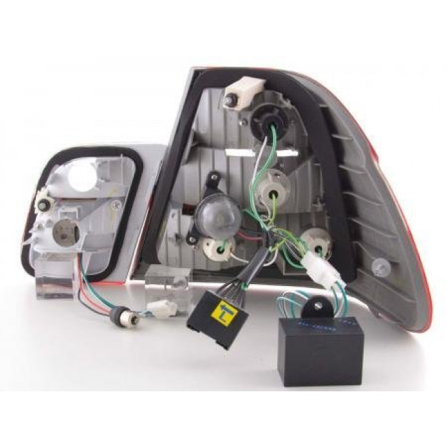 Πίσω Φανάρια LED BMW Σειρά 3 E46 Sedan Λευκό Κόκκινο - 2 Τμχ.